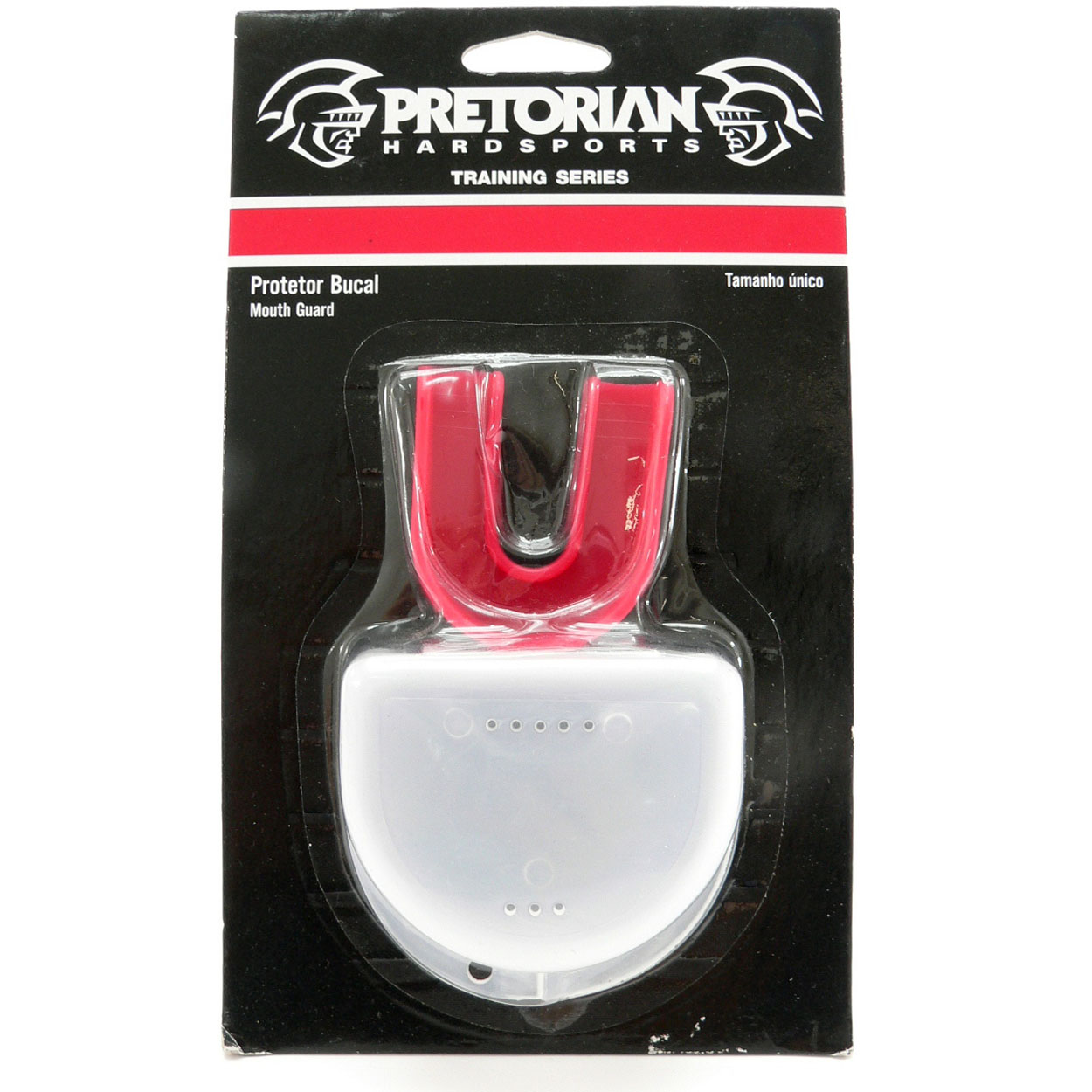 Protetor Bucal Simples - Vermelho - Com Estojo - Pretorian